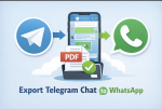 save telegram chat to whatsapp